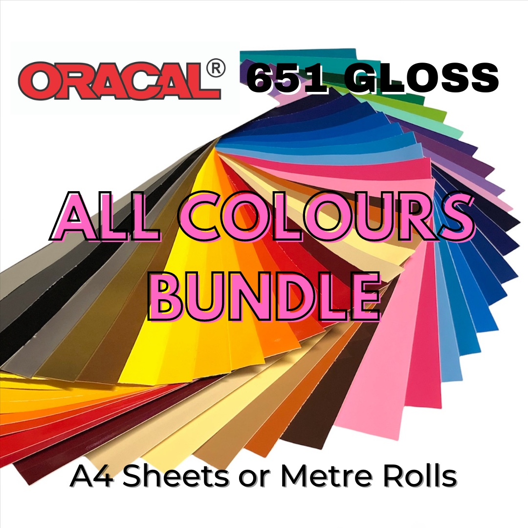  Oracal 651 A4 colour chart